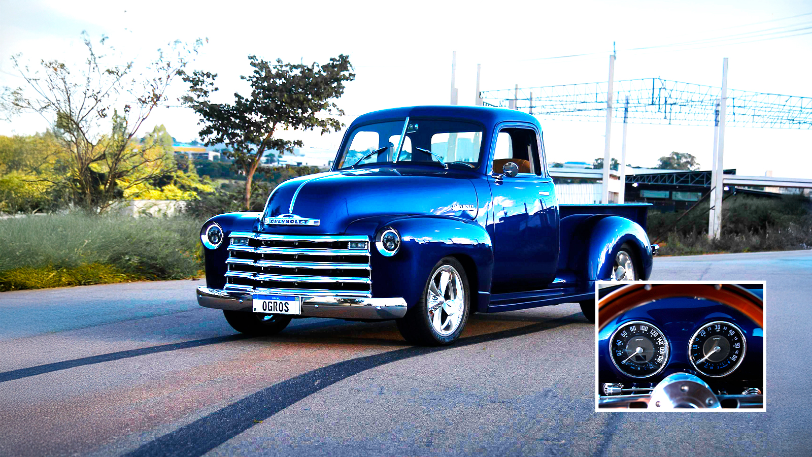 Restomod da Chevrolet Boca de Sapo com o painel ODG — Projeto: Ogros Garage